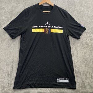 Nike Shirt Men Medium Tall Los Angeles Lakers Black NBA Cup In Season Tournament